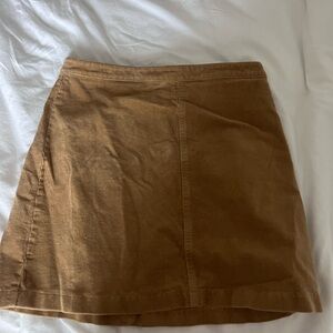 Forever 21 Tan Corduroy Skirt
